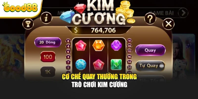 Cơ chế quay thưởng trong trò chơi kim cương