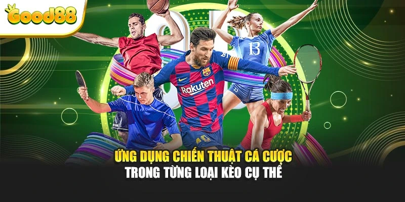 Ứng dụng chiến thuật cá cược trong từng loại kèo cụ thể